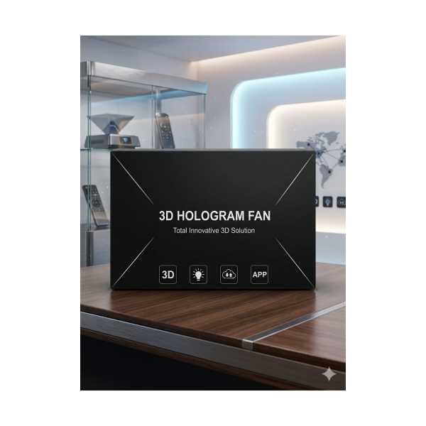 HOLOGRAM FAN 65CM FULL HD DİKKAT ÇEKME MAKİNESİ