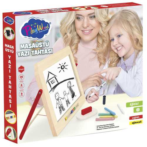 PW KUTUDA AHŞAP TABLET YAZI TAHTASI ONY-391