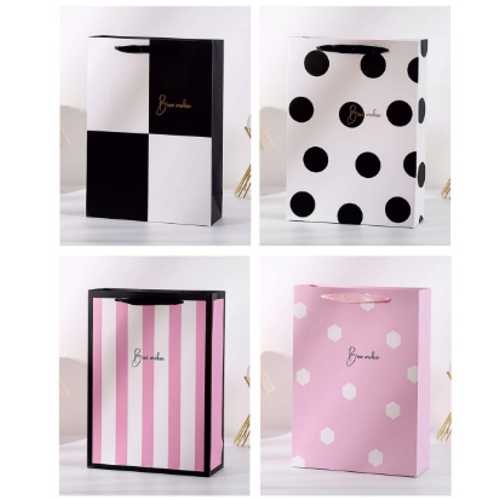 PİN HEDİYELİK KARTON ÇANTA 32X26X12 12Lİ NO:6