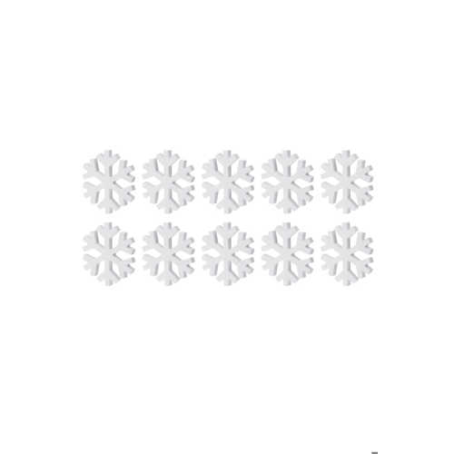 ESMAY AHŞAP KARTANESİ 38MM BEYAZ 10LU