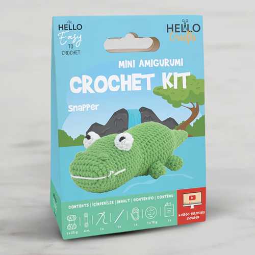 H.CRAFTS TIĞ İŞİ MİNİ AMİGURUMİ KİTİ-SNAPPER