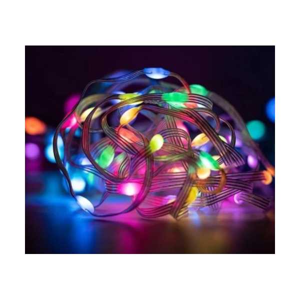 YILBAŞI LED SESE DUYARLI TELEFON VE KUMANDA KONTROLLÜ 10MT. LED - SU GEÇİRMEZ