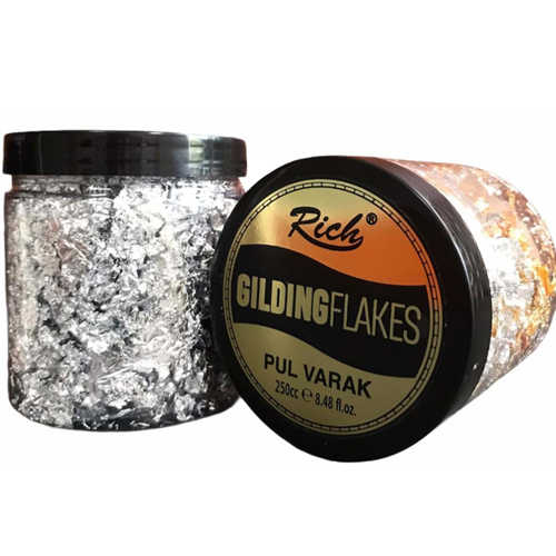 RİCH GİLDİNG FLAKES PUL VARAK 250ML SILVER