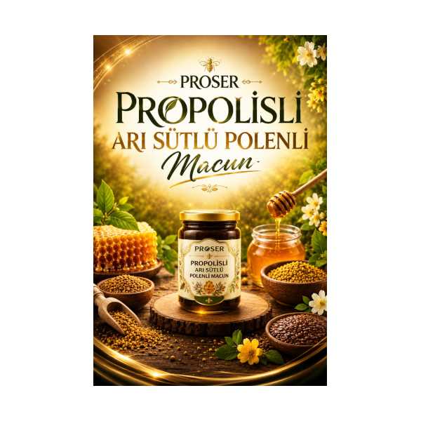 PROSER ARI SÜTLÜ POLENLİ MACUN(300GRM)