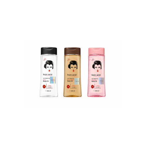 KOJIC ACID SECRET WHITE BODY OIL 3'LÜ SET – GLOW + COCOA RADIANT + VITAMIN B3 200 ML