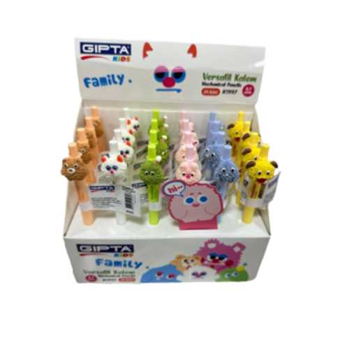 GIPTA VERSATİL KALEM MONSTER FAMİLY 0.7MM -24-