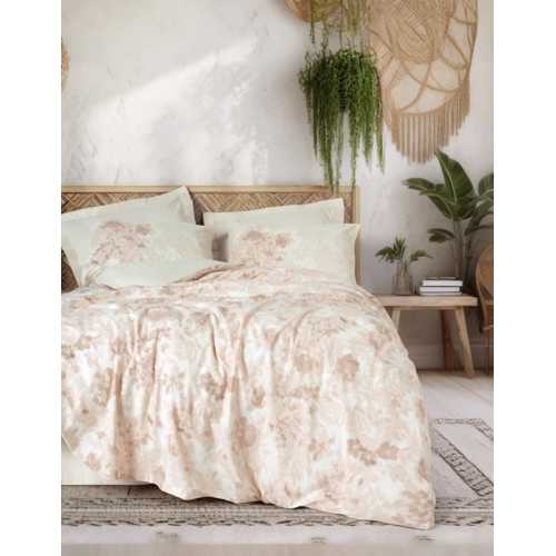 COTTON BOX DUAL TEK KIŞILIK NEVRESIM TAKIMI VESTIGE BEJ