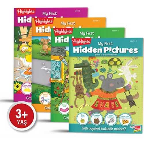DİKKAT MY FİRST HİDDEN PİCTURES (4LÜ SET)