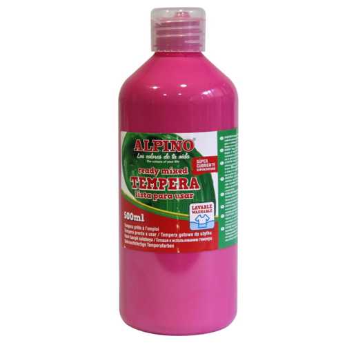 ALPİNO TEMPERA SULU BOYA 500ML KOYU PEMB DM-010175