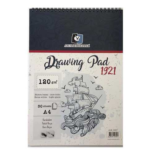 ALEX A4 120GR SPR DRAWİNG PAD 30LU ALX-0557