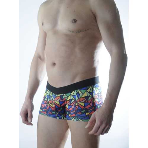 ERKEK RENKLİ DESENLİ BOXER