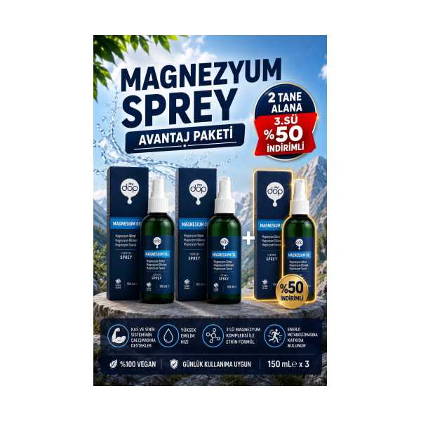MY DOP MAGNEZYUM SPREY AVANTAJ PAKETİ