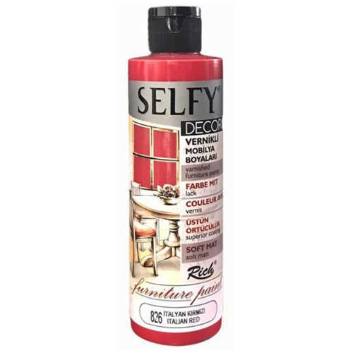 RİCH SELFY DECOR 240ML İTALYAN KIRMIZI 826