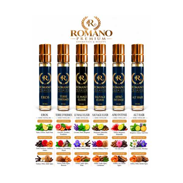 ROMANO ERKEK PARFÜM TESTER SERİSİ 10 ML ÇEŞİT 6 ADET