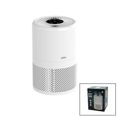 HAVA TEMİZLEME CİHAZI OTOMATİK FAN 3 KADEME FİLTRELEME LED AYDINLATMA SESSİZ UYKU MOD SAP-5507 (4172