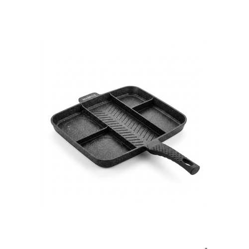 GRILLMASTER 5 GÖZLÜ GRANIT DÖKÜM TAVA