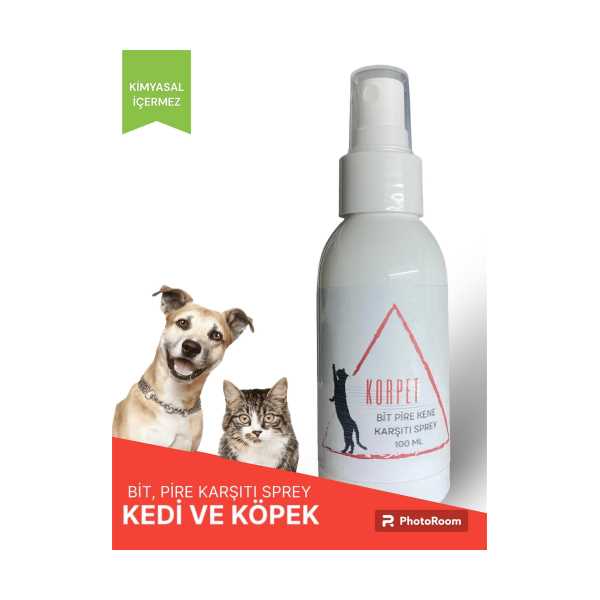 KEDİ KÖPEK BİT PİRE PARAZT KARŞITI SPREY - BİTKİSEL-