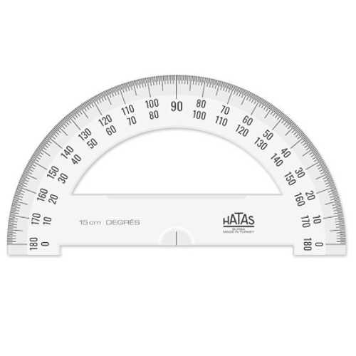HATAS PLASTİK MİNKALE YARIM DAİRE 15CM 0910 -20-