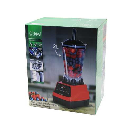 KİWİ KSB-2251 PRO STANDLI BLENDER BUZ KIRICI ÇOK AMAÇLI BLENDER DOĞRAYICI 1500W6 BIÇAKHAZNE=2LT 9 KA