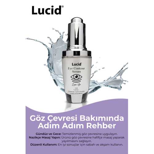 HYALURONİK ASİT VE KAFEİN IÇEREN GÖZ SERUMU KOYU HALKALAR VE ŞİŞLİKLERE KARŞI ETKİLİ 30ML