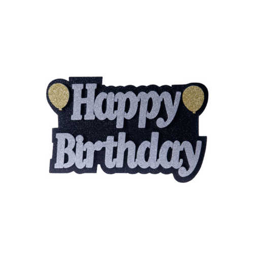 KİKA STRAFOR SÜS HAPPY BİRTHDAY BALONLU GÜMÜŞ