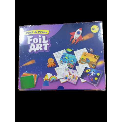 BAŞEL FOİL ART PEEL PRESS 4 İN 1