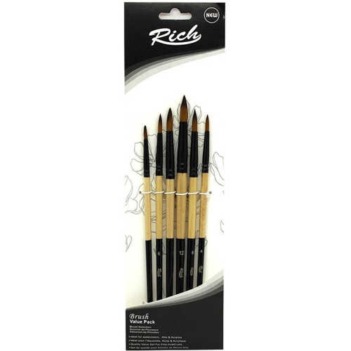 RİCH SET:5 YENİ SERİ 03 DETAY FIRÇA 6 LI