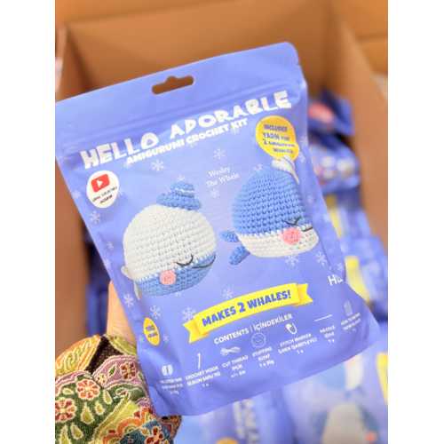 H.CRAFTS ADORABLE AMİGURUMİ KİT- WESLEY THE WHALE