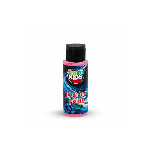 FUNNY KİDS POURING AKRİLİK BOYA 70CC PEMBE