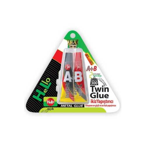 HELLO TWİN GLUE GÜÇLÜ İKİZ YAPIŞTIRICI ÜÇGEN