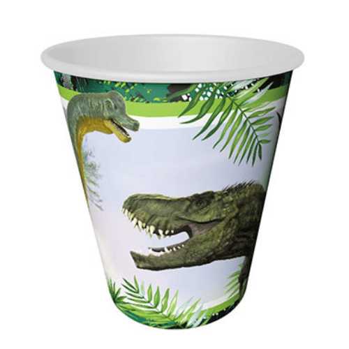 BRŞ KARTON BARDAK JURASSİK TEMALİSANSLI 8OZ 8Lİ