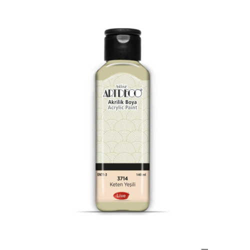 ARTDECO AKRİLİK BOYA 140ML 3714 KETEN YEŞİLİ