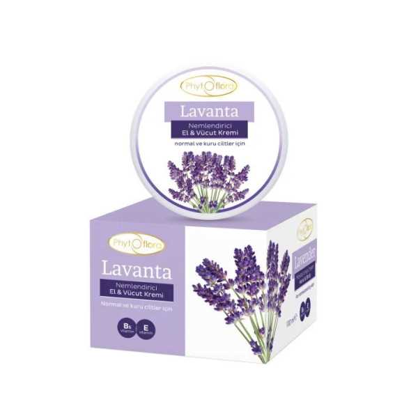 PHYTOFLORA LAVANTA NEMLENDİRİCİ EL VE YÜZ KREMİ - 100 ML. 