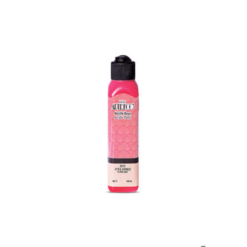 ARTDECO AKRİLİK BOYA 140ML 3015 ATEŞ KIRMIZI
