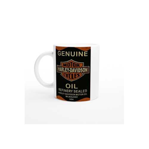 HARLEY-DAVİDSON GENUİNE OİL TEMALI RETRO KUPA BARDAK