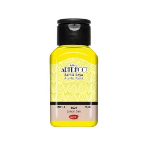 ARTDECO AKRİLİK BOYA 75ML LİMON SARI 3627