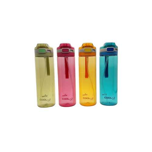 GIPTA PİPETLİ MATARA 600ML TRİTAN 4 RENK MİX