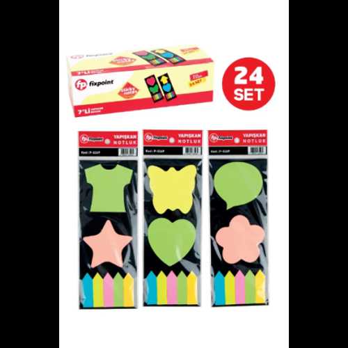 FİXPOİNT YAPIŞK.KAĞIT 7Lİ SET P-5269