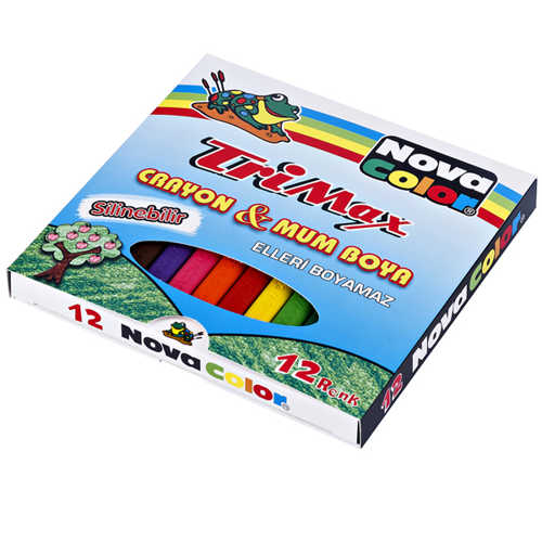 NOVA COLOR MUM BOYA TRİMAX 12Lİ