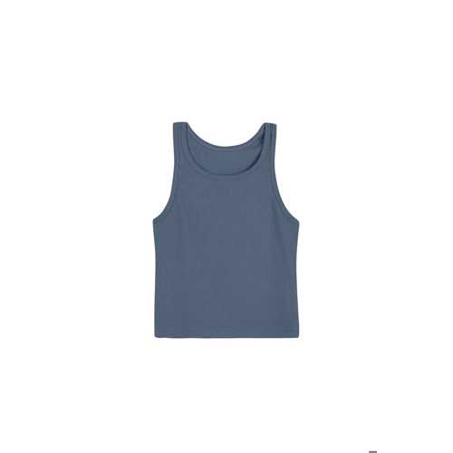 DENİM PAMUKLU KALIN ASKILI CROP KADIN ATLET