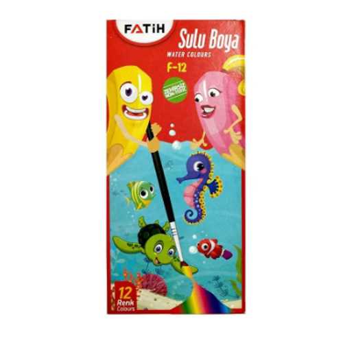 FATİH SULU BOYA 12 RENK F-12