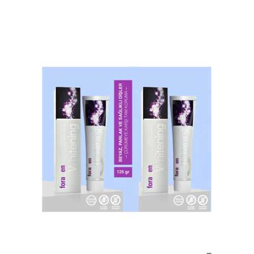 2 ADET WHITENING BEYAZLATICI BÜYÜK BOY DIŞ MACUNU 125 GR