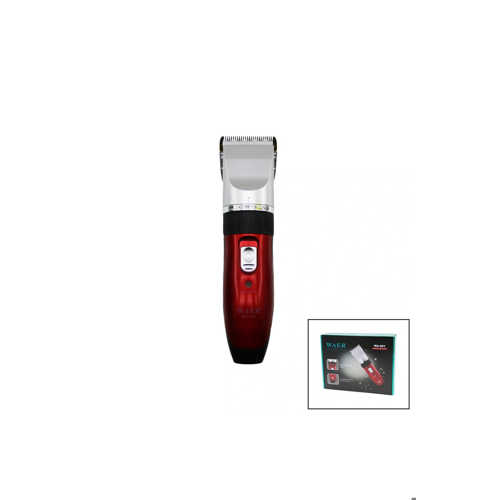 WAER WA-001 SAÇ SAKAL KESME TRAŞ MAKİNESİ ÇİFT BATARYAFİŞ ŞARJLIKESİM AYARLI BIÇAK=0.8--2.0MMR.KROM