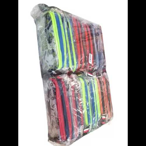 MİKRO S-10 ŞEFFAF PVC KALEMLİK ÇANTA ÇİFTLİ ERK