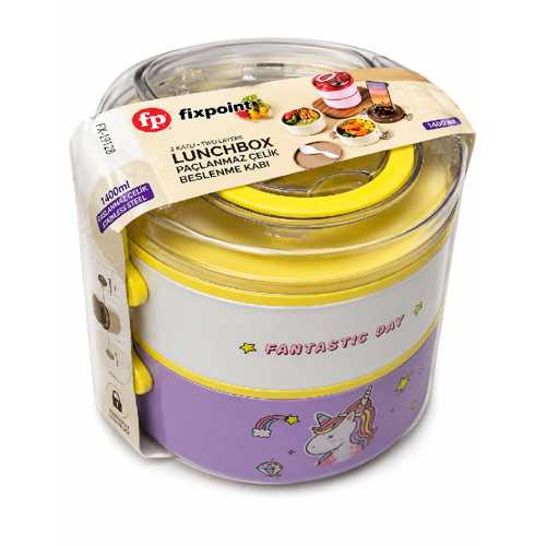 FİXPOİNT ÇELİK BESLENME KABI 1200ML P-9128