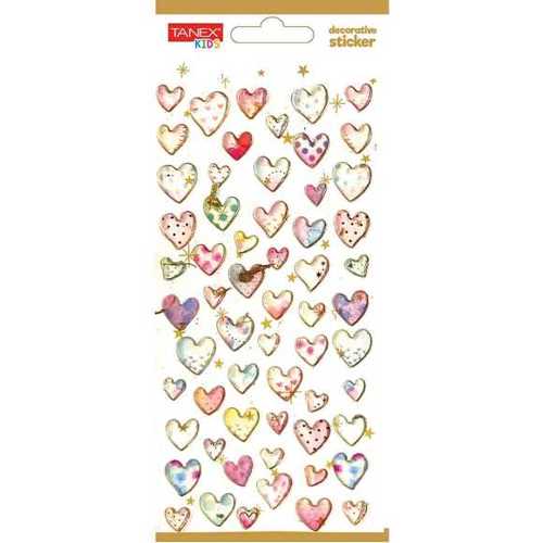 TANEX TNX-5011 DECORATİVE STİCKER-12 PUFFY STİCKER