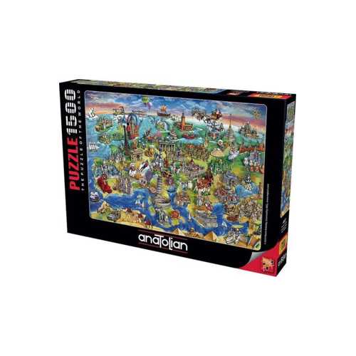 ANATOLİAN 1500 PRÇ AVRUPA HARİTASI