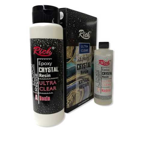 RİCH KRİSTAL REÇİNE 750ML İKİLİ SET EPOKSİ