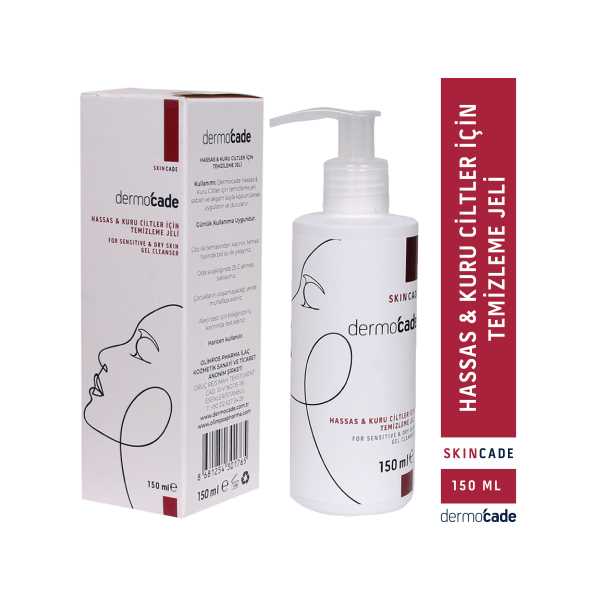 DERMOCADE HASSAS & KURU CİLTLER İÇİN TEMİZLEME JELİ 150 ML