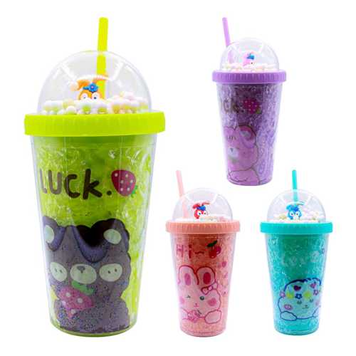 ŞAHİN PM-2020 LUCK LOV PİPETLİ BARDAK MATARA 450ML
